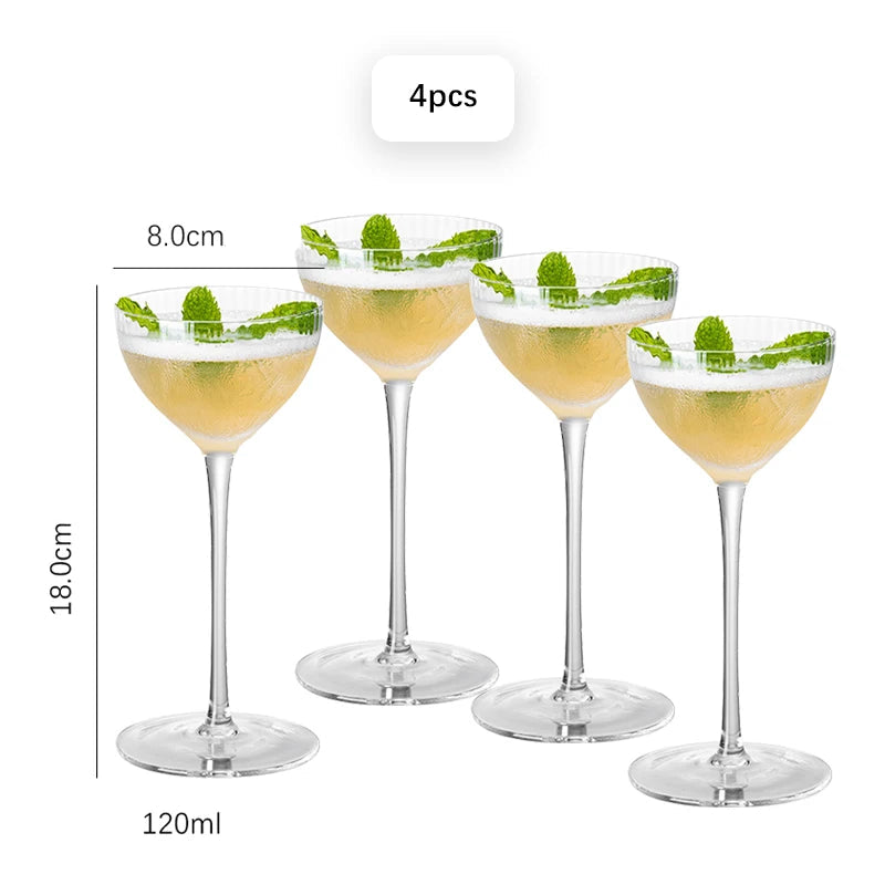 Kit Taças de Cristal para Coquetéis 120ml - 2 ou 4pcs