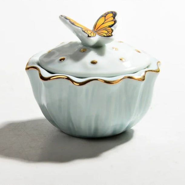 Pote Butterfly para Doces em Cerâmica