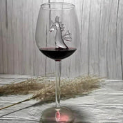 Taça de Vinho com Design Marinho Exclusivo