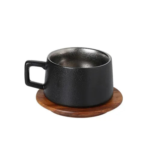 Conjunto Luxo Retrô Xícara e Pires - 230ml