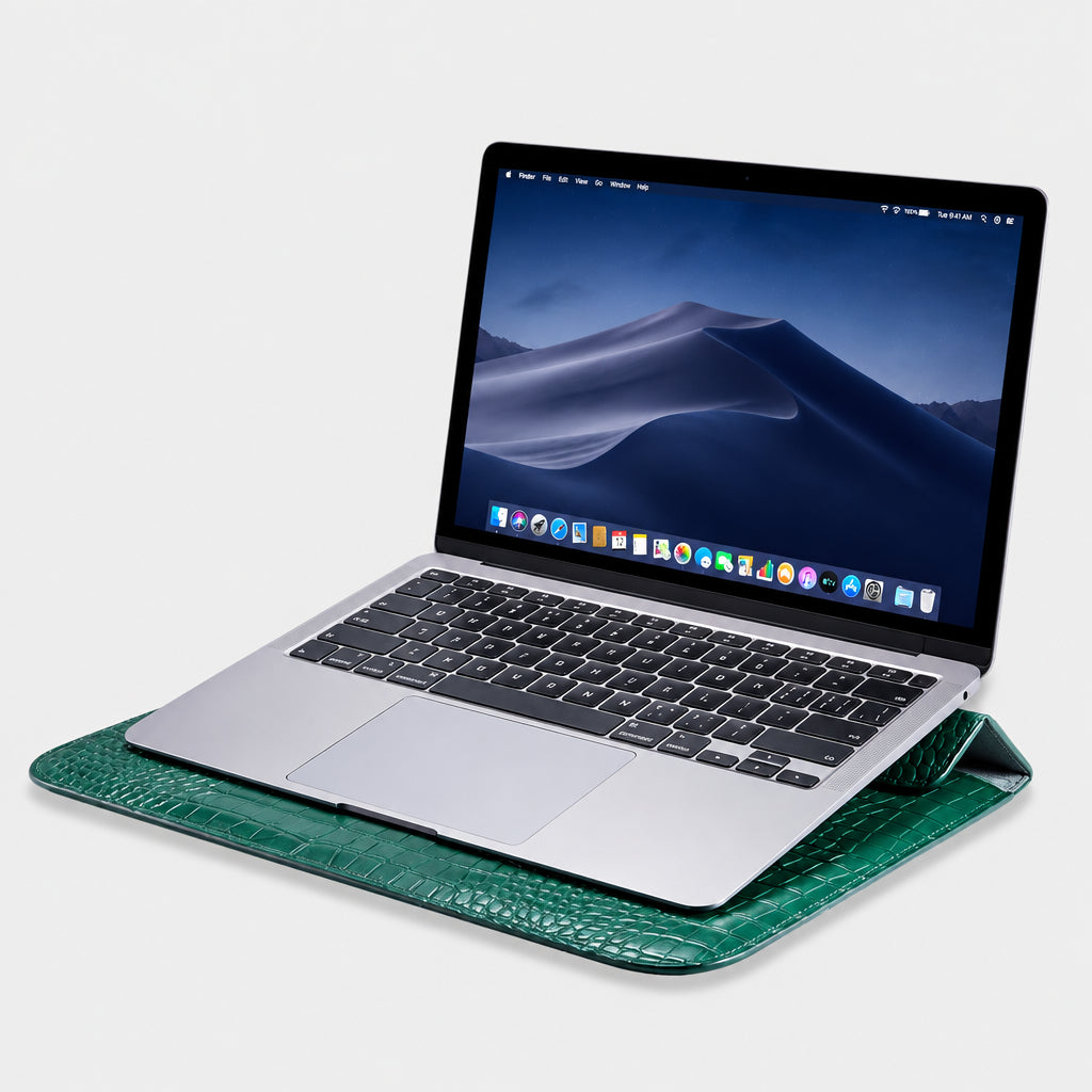 Case para MacBook em Couro Tipo Envelope para MacBook Air e MacBook Pro
