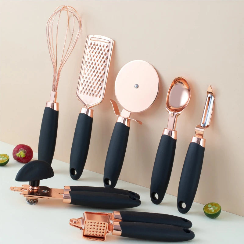 Conjunto Utensílios em Inox 7 Peças