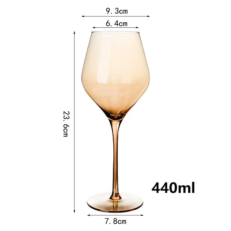 Cristal âmbar vinho tinto vidro Decanter, Borgonha Borgonha Borgonha Cálice, Taça De Degustação De Barriga Grande, Bar e Casa, Festa De Casamento, Copos