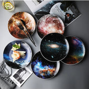 Pratos de Cerâmica Universo Estrelado