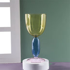 Taça de Vidro Arte Colorida - 300ml