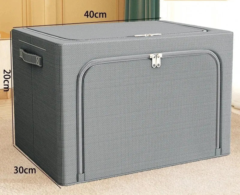 Caixa Organizadora Dobrável em Tecido Premium