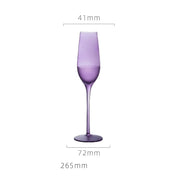 Taças e Copos de Cristal Lilás - Individual