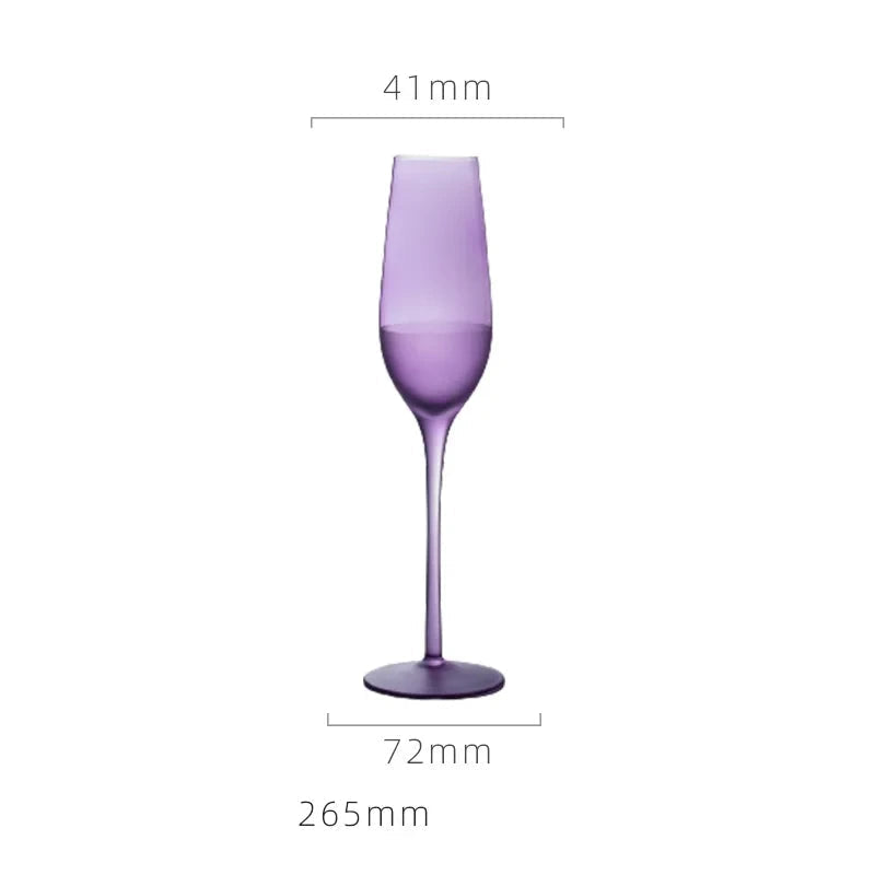 Taças e Copos de Cristal Lilás - Individual