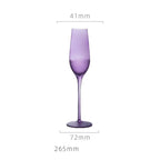 Taças e Copos de Cristal Lilás - Individual