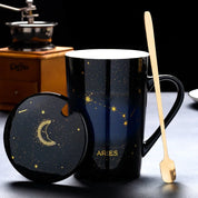 Caneca Constelações Signo em Porcelana - 420ml
