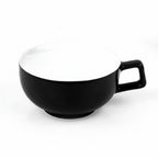 Xícara de Cappuccino em Cerâmica com Relevo Artesanal - 240ml