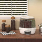 Dispensador de Alimentos Giratório para Cozinha