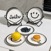 Conjunto Pratos Sorriso 6 Pcs em Cerâmica