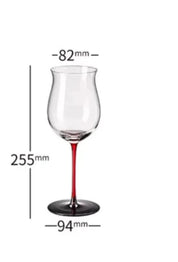 Kit Taças de Cristal Haste Red 680ml - 2pcs