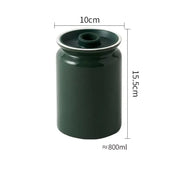Frasco Hermético de Cerâmica Elegante para Armazenamento