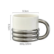 Linha Canecas Prateada Criativa 8 Modelos