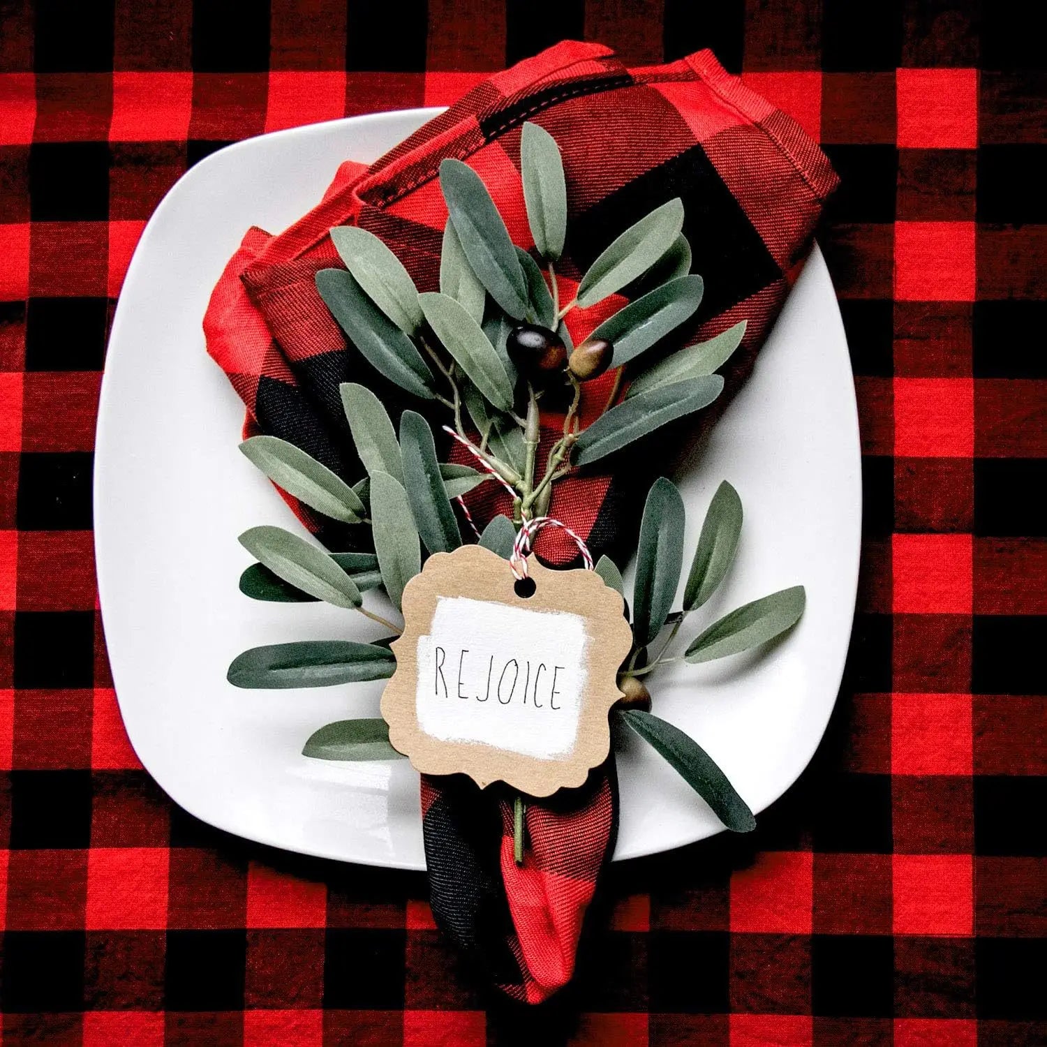 4 pçs natal vermelho verde pano guardanapos escocês tartan xadrez placemats ano novo natal decorativo festivo festa em casa decoração de mesa