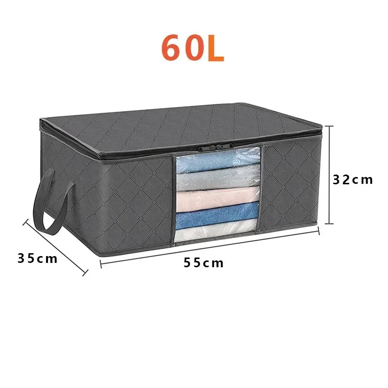 Saco de Armazenamento de Alta Capacidade para Roupas e Cobertores