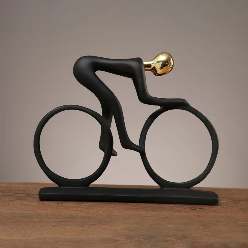 Ciclista Estatueta Minimalista