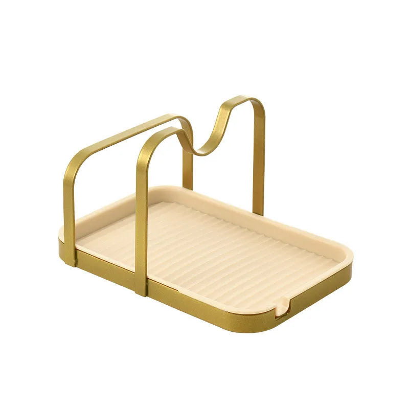 Suporte Elegante para Tampas e Utensílios de Cozinha