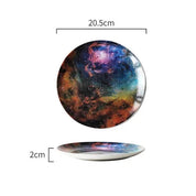 Pratos de Cerâmica Universo Estrelado