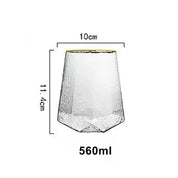 Copo de vidro de vinho tinto de diamante high-grade ins estilo copos de vidro de cristal vidros de vinho vintage vidros de vinho para beber champanhe