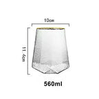 Copo de vidro de vinho tinto de diamante high-grade ins estilo copos de vidro de cristal vidros de vinho vintage vidros de vinho para beber champanhe
