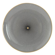 Prato de Porcelana Geométrico de Luxo