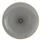 Prato de Porcelana Geométrico de Luxo