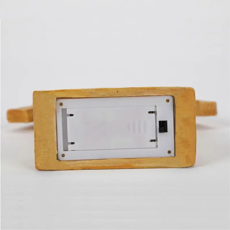 Natal presépio presépio mesa ornamento estável conjunto de natividade com luzes estátua da sagrada família manjedoura cena decoração para casa