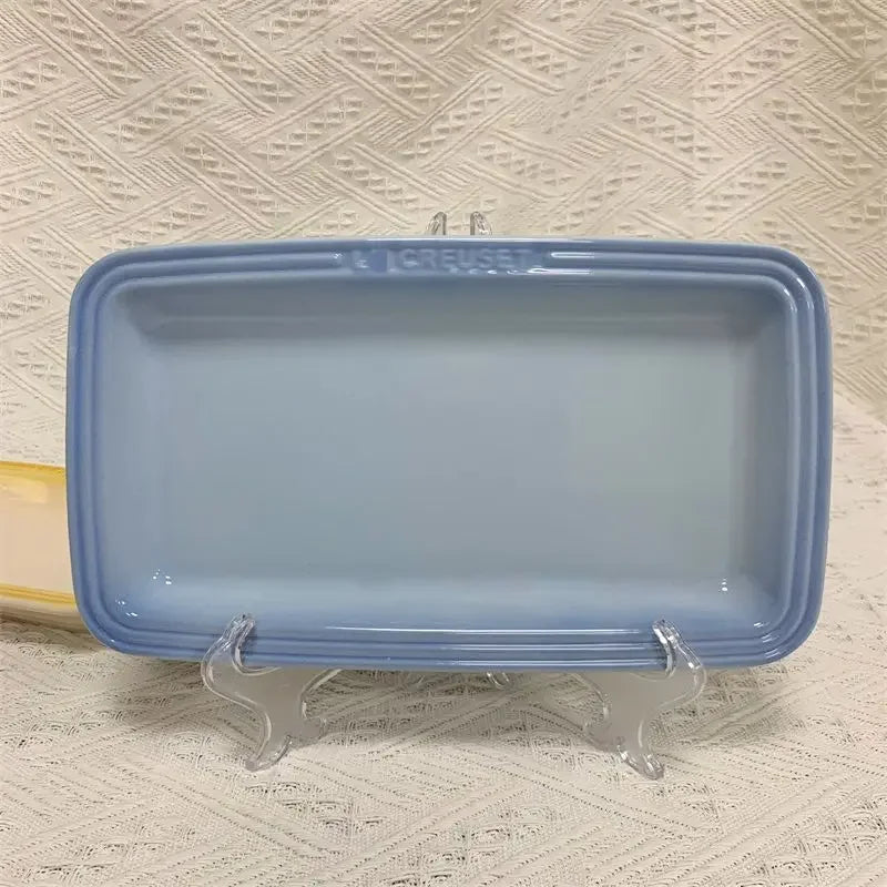 Bandeja Retangular em Porcelana