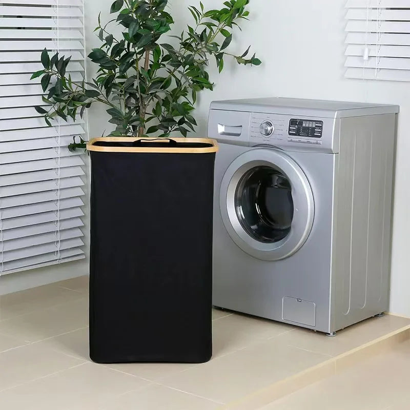 Cesto de Roupa Suja 100L com Sacola Removível