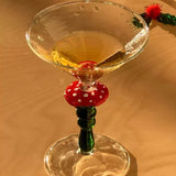 Taça de Vinho Cogumelo de Vidro