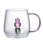 Caneca de Vidro Criativa Nature Vários Modelos 3D