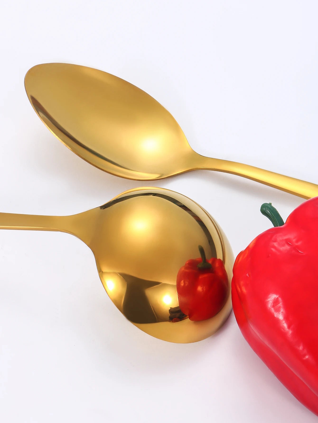Conjunto de Utensílios de Luxo em Aço Inox - 2 ou 12 Peças