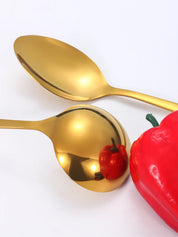 Conjunto de Utensílios de Luxo em Aço Inox - 2 ou 12 Peças