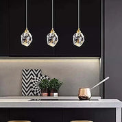 Pendente Lustre de Cristal e Cobre Luxo