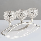 Castiçal de Cristal Luxuoso - Elegância para Sua Casa