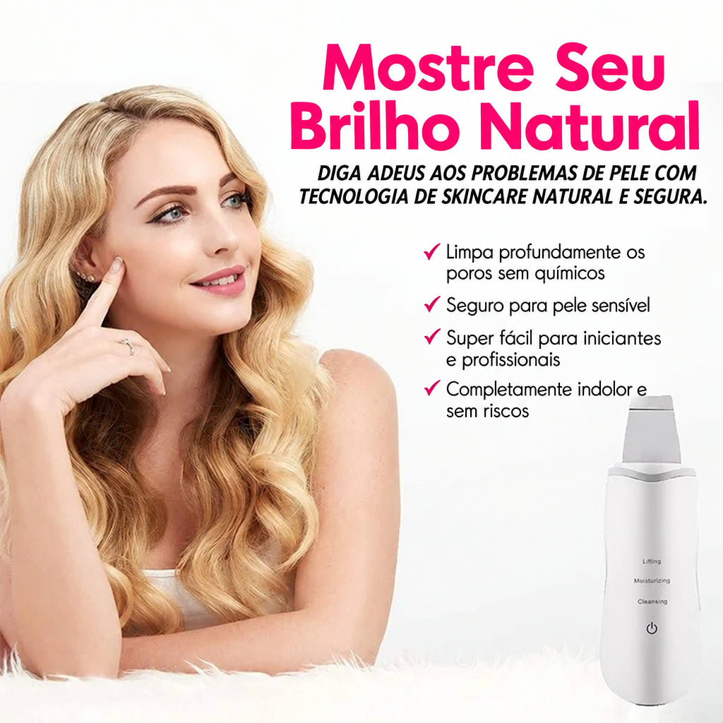 Aparelho de Peeling Facial para Limpeza Profunda e Renovação da Pele