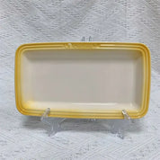 Bandeja Retangular em Porcelana