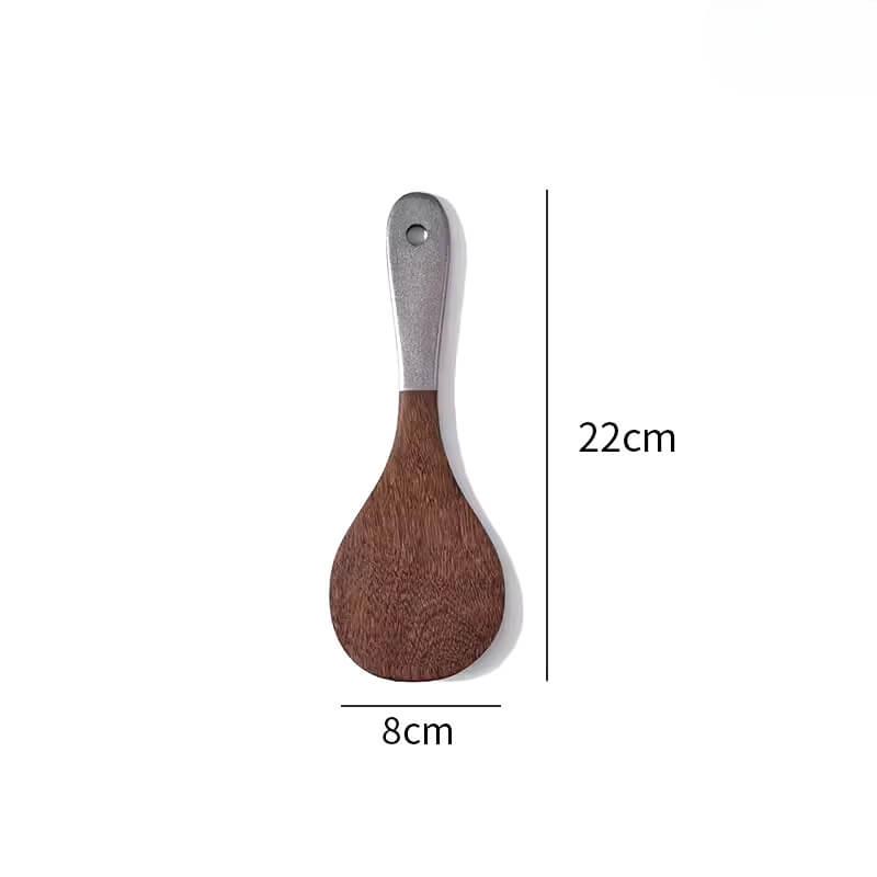Utensílios em Madeira Teca Individual e kit 3 ou 4pcs