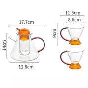 Conjunto para Chá de Vidro com Infusor - 3pcs