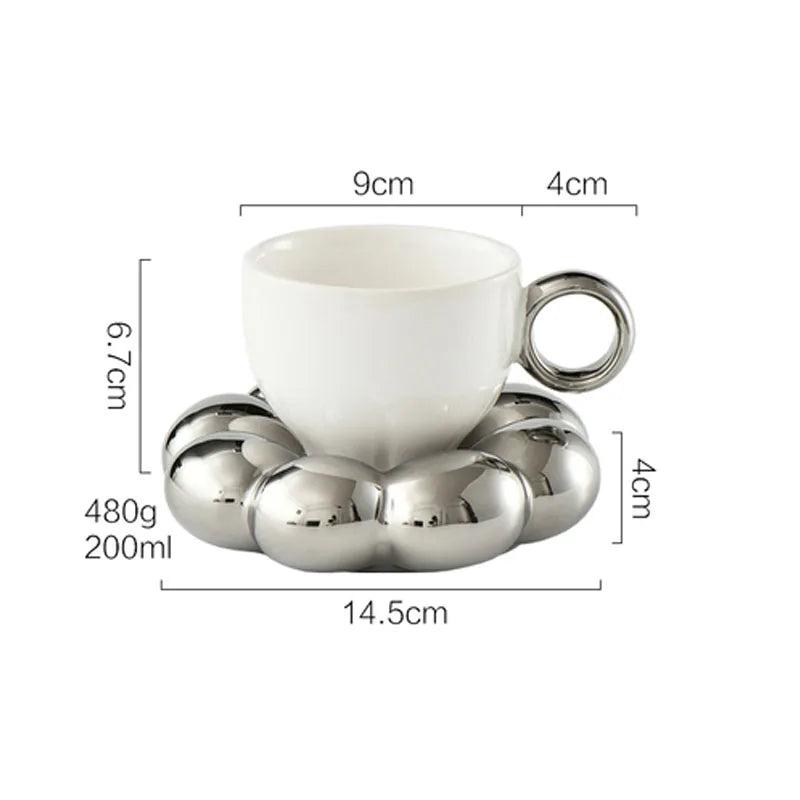 Linha Canecas Prateada Criativa 8 Modelos
