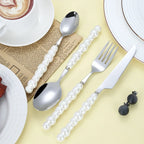 Conjunto Talheres Pérola 4 Pcs em Aço Inox