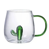 Caneca de Vidro Criativa Nature - Vários Modelos 3D