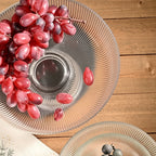 Fruteira de Vidro com Base Pedestal