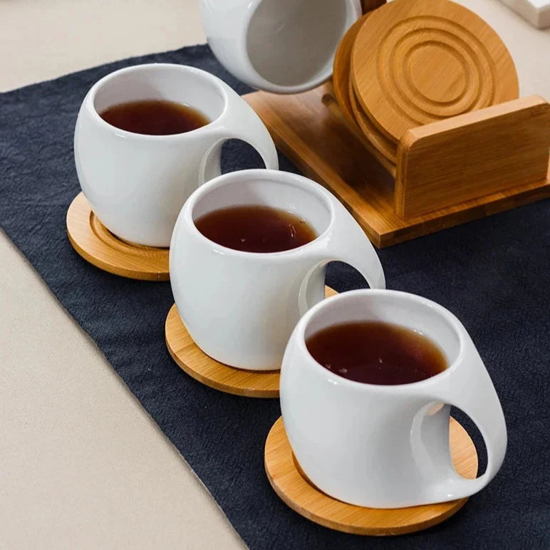 Conjunto Xícaras Modena 9 Peças