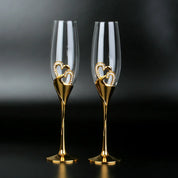 Kit Taças de Cristal Love 2 Pcs