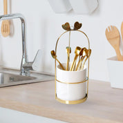 Suporte para pauzinho, pinças removíveis, batedores, garfos, utensílio, talheres, colher, suporte para cafeteria doméstica