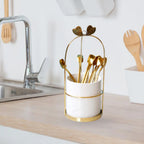 Suporte para pauzinho, pinças removíveis, batedores, garfos, utensílio, talheres, colher, suporte para cafeteria doméstica